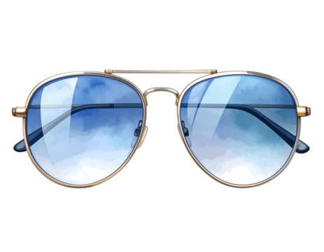 Vector sunglasses icon transparent background 