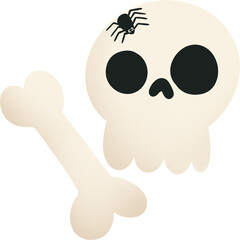 Laughing Skull in the Darkness