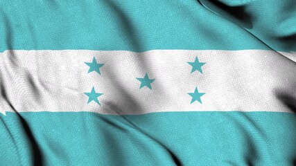 Honduras national flag with five stars - Powered by Adobe