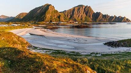 Nordseebucht m Abendlicht