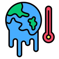 Ocean Warming Icon