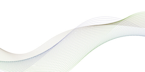 Abstract colorful lines background. Blending gradient colors. Digital frequency track equalizer. Line art. Vector illustration.	