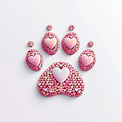 Heart Paw Print A Symbol of Love and Affection