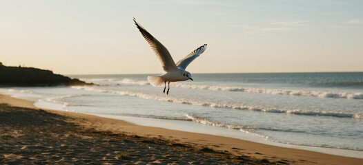 seagulls in flight