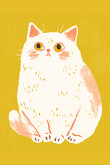 vector illustration of a cat