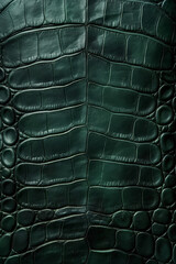 Obraz premium Dark crocodile leather pattern background. Luxury texture concept.