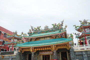 Fototapeta premium Anping Kaitai Mazu Temple or Kaitai Tianhou Temple in Tainan, Taiwan - 台湾 台南 安平開臺天后宮 または 安平媽祖寺