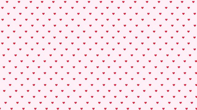 Cute and pop heart pattern background