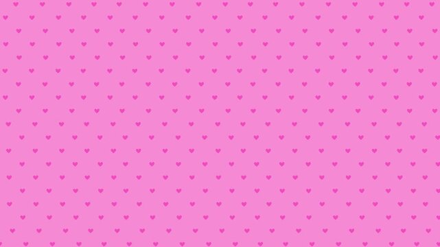 Cute and pop heart pattern background
