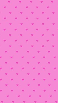 Cute and pop heart pattern background