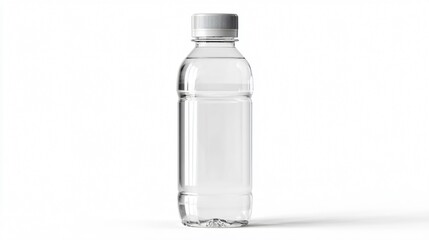 Professional Water Bottle Mockup on White Background for Graphic Designers and Branding Projects