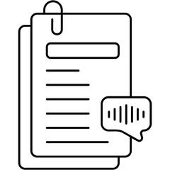 Transcript Icon
