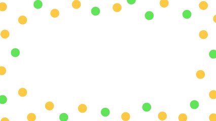 Cute and pop colorful dot background