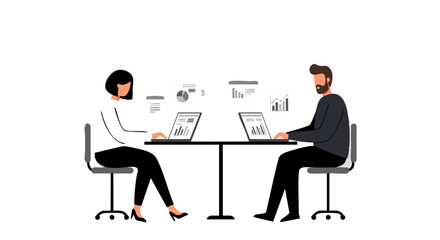 Modern Business Team Collaboration: Transparent Data Analysis on Laptops