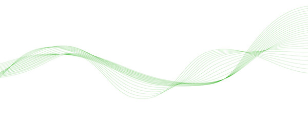 abstract green wave background