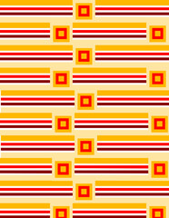 pattern of abstract geometric shapes red orange vector