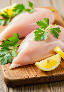 Pechugas de pollo frescas