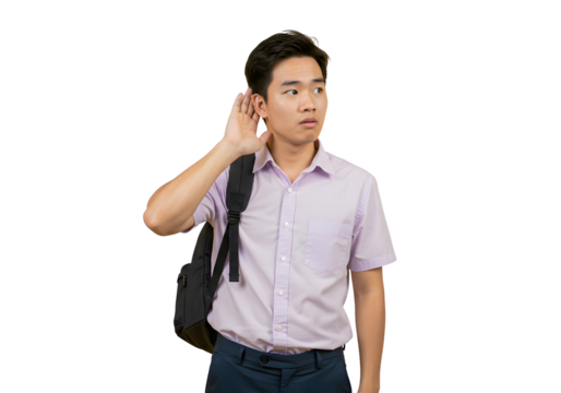 young man talking on the phone - Powered by Adobe