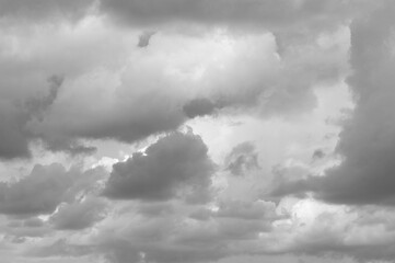 gray background, gray sky and clouds in the photo