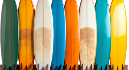 surf board on the beach