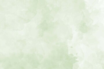 Soft pastel green and white abstract watercolor texture background