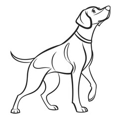 Minimalist Line Art Illustration of Dog Vector

Minimalist Dog Line Art Vector, Elegant Dog Outline Illustration,Modern Dog Logo Design

