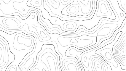 Fototapeta premium Topography landscape mapping background in abstract white vector style with elevation grid, relief contours, and natural terrain graphics