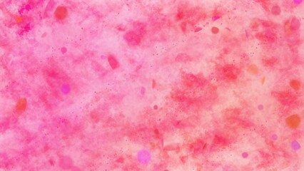 Vibrant Pink Speckle Watercolor Texture.