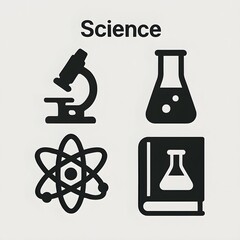 science icon set