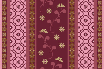 Ikat abstract ethnic art seamless pattern vintage style wallpaper, set, geometric, oriental, fabric, clothing, print, ornament, Aztec geometric, furniture