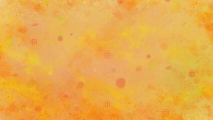 Warm Orange Watercolor Texture.