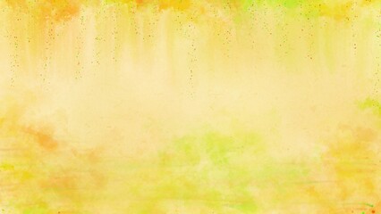 Sunny Yellow Watercolor Texture.