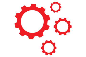 Setting icon set. Setting, cogwheel, gear icon element set - Vector