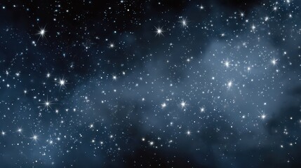 Delicate Stars Scattered Across a Soft Night Sky Background