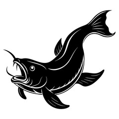 Jumping Catfish Illustration