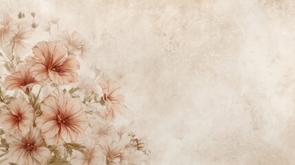 Soft Faded Floral Wallpaper Effect for Elegant Backgrounds