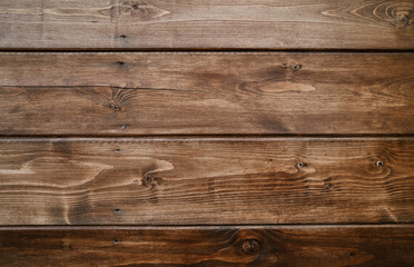Naklejka premium brown wood planks closeup