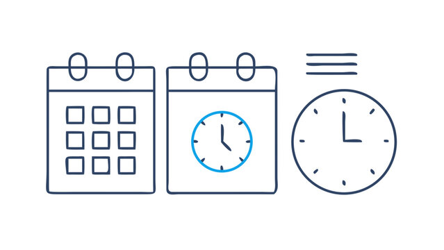 Calendar clock time schedule appointment reminder event date planning organization management meeting deadline 100 char