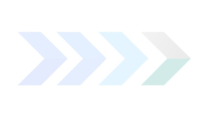 Chevron arrow direction progress next steps forward movement process flow chart infographic presentation 100