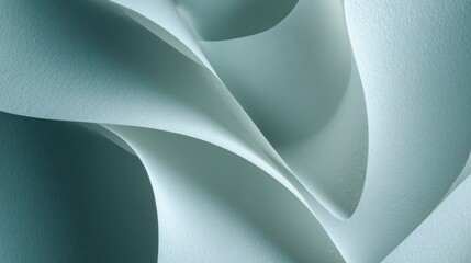 Minimalistic Soft Paper Folds with Gentle Depth and Texture