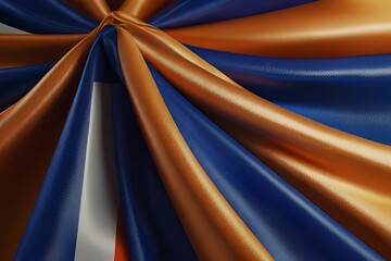 American samoa flag wrinkled on dark background 3d render
