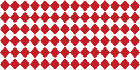 seamless geometric pattern with triangles, red diamond checkerboard repeat pattern, replete image, design for fabric printing