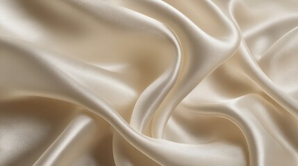 Obraz premium Elegant Smooth White Silk Fabric on Soft Background Texture
