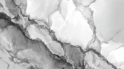 Fototapeta premium Soft White and Gray Marble Background with Elegant Veining Patterns