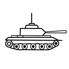 Fototapeta premium tank vector illustration
