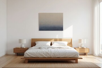 Serene Bedroom Retreat Minimalist Design Natural Light
