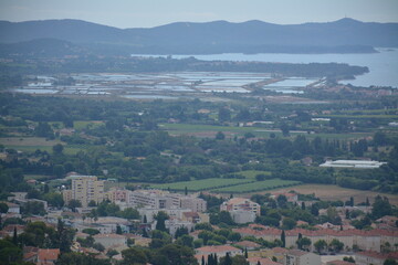 Hyères - Vue sur les Salins d'Hyères	