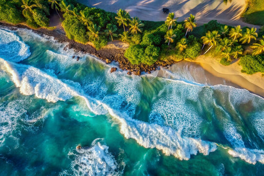 Aerial view from drone - Powered by Adobe