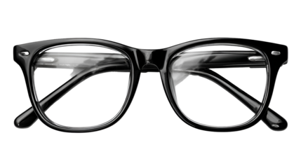 Black Square Eyeglasses Fashionable Frames Modern Style