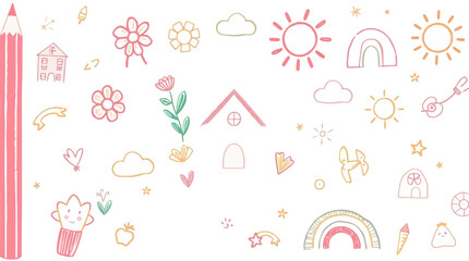 Ornate floral design, detailed line drawing of a stylized flower and leaves.